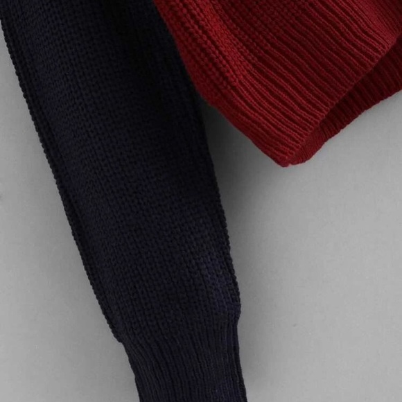 Shein Block Sweater NEW - Picture 4 of 5